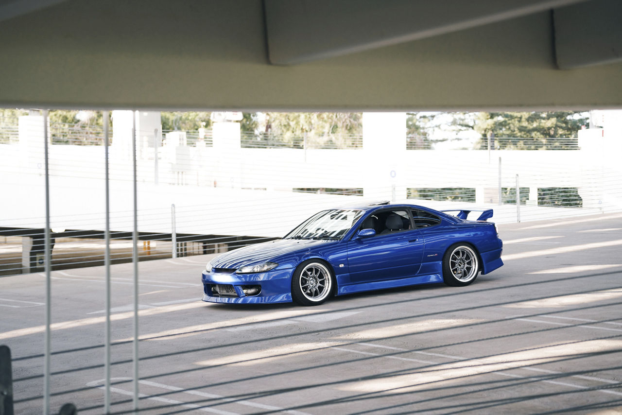 2000 Nissan Silvia - Motegi MF412 SS5 - Gray | Motegi Wheels